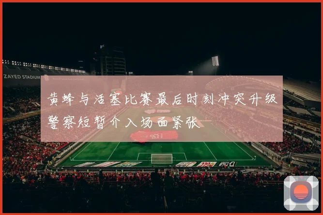 黄蜂与活塞比赛最后时刻冲突升级警察短暂介入场面紧张